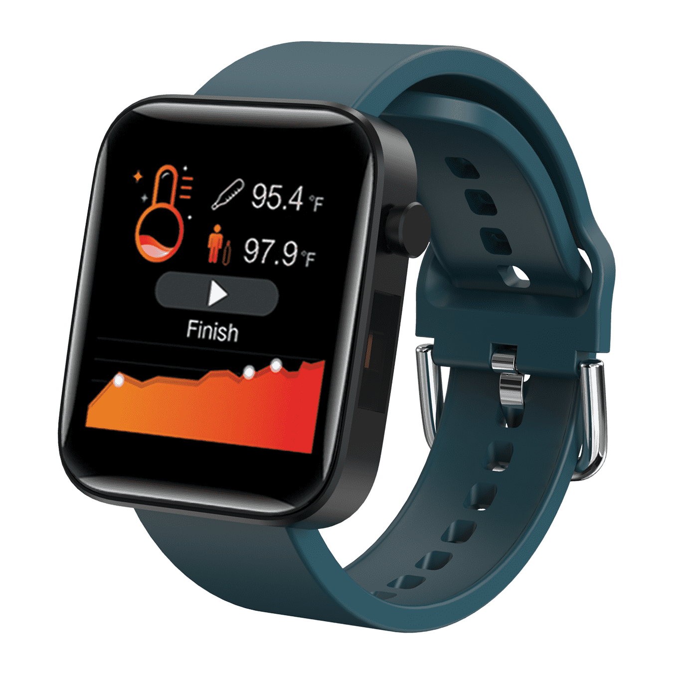 band-green-siliconrubber.png Green Silicon Rubber Band - Image 1