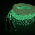 Black and White Glow Lightning Cable [10 ft / 3m length] - Image 4